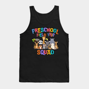 Pre-K Preschool Field Day Trip Squad 2024 Zoo Animal Tank Top